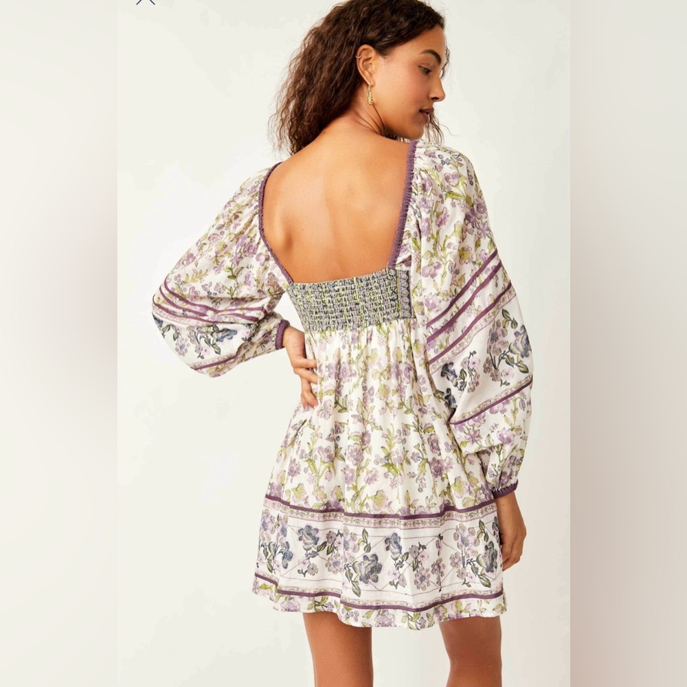 NWT Free People Endless Afternoon Floral
Mini Dress Size M